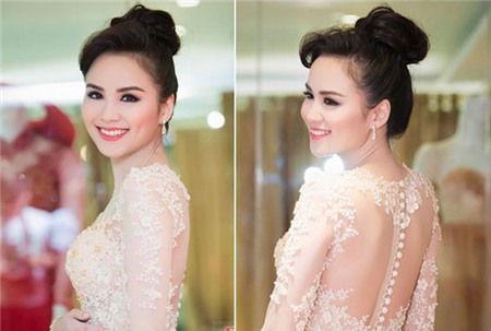 Mẫu tóc năng động này được mỹ nhân khéo léo mix với những thiết kế re sexy nhằm tôn lên nét quý phái. Lưu ý, bạn gái nên tạo chút độ rối tự nhiên ở phần búi tóc đồng thời thả lỏng tay trong khi thao tác tránh bị cứng.